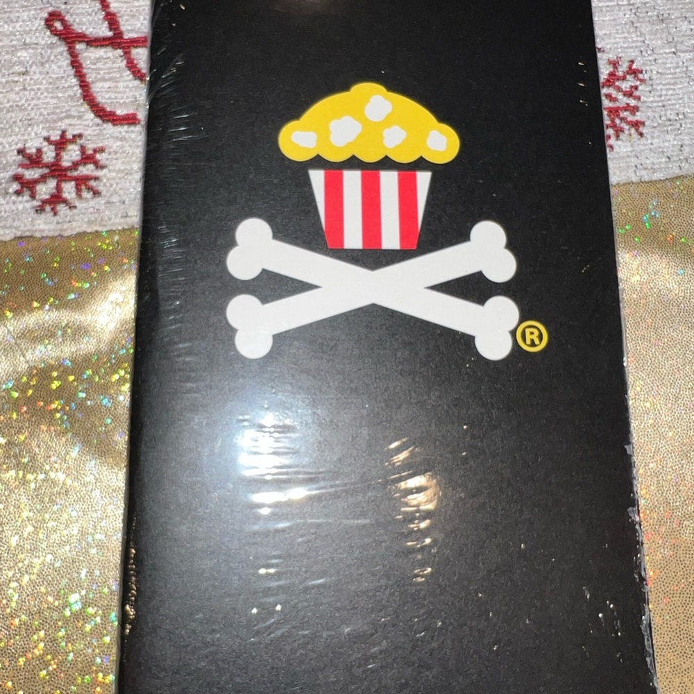 Johnny Cupcakes x AMC Popcorn Crossbones Notebook